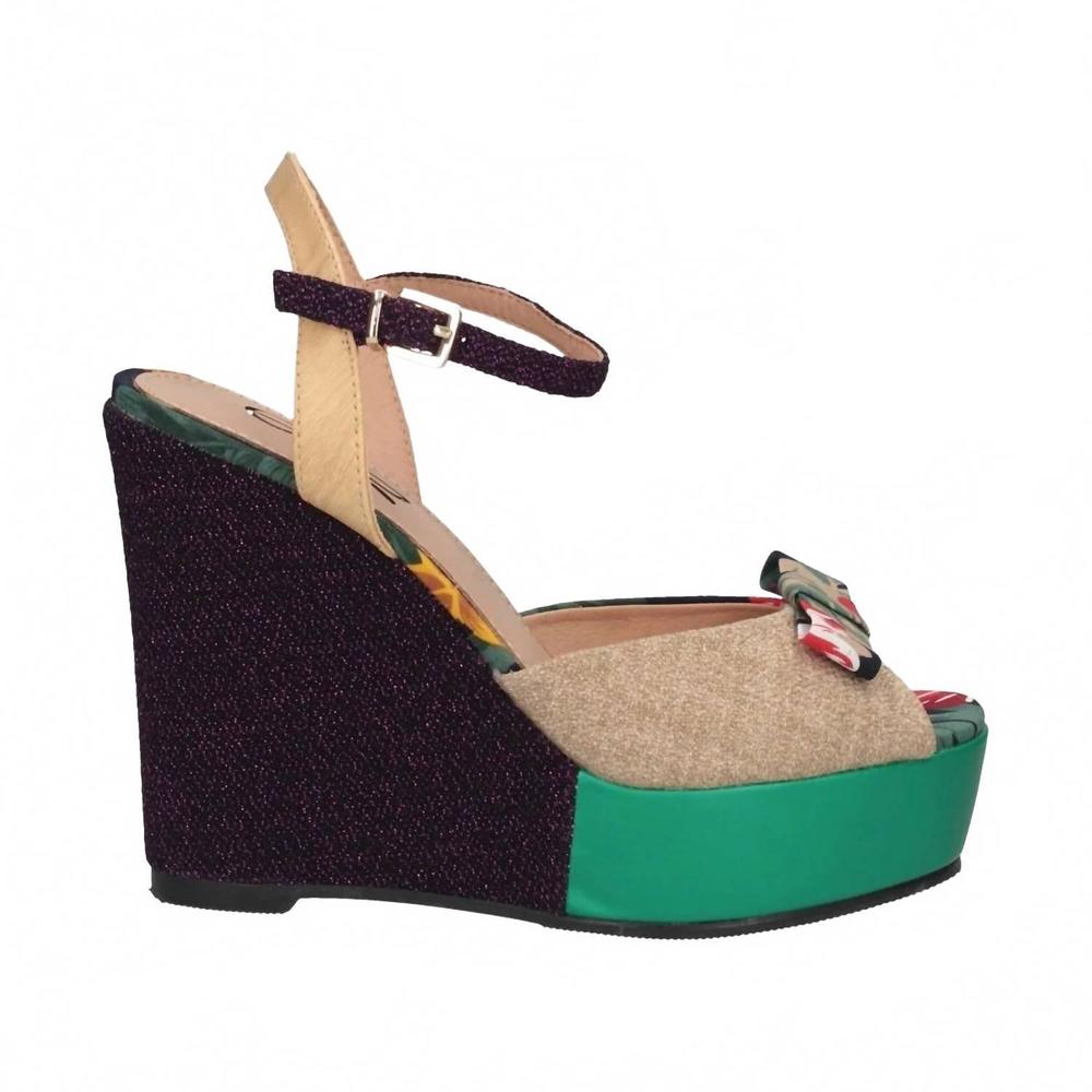 NEW EXE women's naomi 011 wedge heel in flower